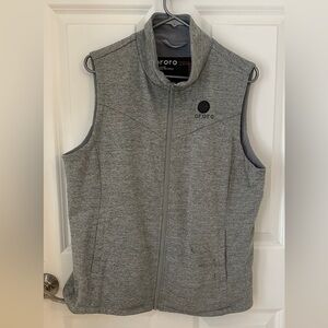 Gray Fleece Heated Vest Ororo